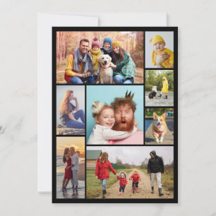 Create Your Own 8 Photo Collage Greeting Card