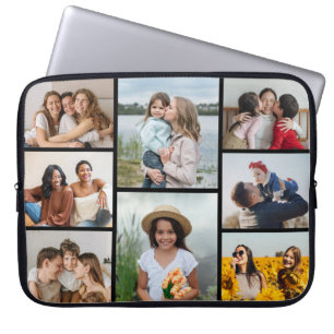 Create Your Own 8 Photo Collage Laptop Sleeve