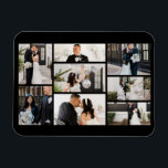 Create Your Own 8 Photo Collage Magnet<br><div class="desc">Introducing the perfect way to add a touch of personality and warmth to your refrigerator - the Photo Collage Magnet! This stunning magnet allows you to showcase your custom photos in a unique and beautiful way. Imagine having a beautiful collage of your family, friends, and vacation photos right on your...</div>