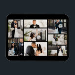 Create Your Own 8 Photo Collage Magnet<br><div class="desc">Introducing the perfect way to add a touch of personality and warmth to your refrigerator - the Photo Collage Magnet! This stunning magnet allows you to showcase your custom photos in a unique and beautiful way. Imagine having a beautiful collage of your family, friends, and vacation photos right on your...</div>