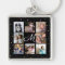 Create Your Own 8 Photo Collage Monogram Black