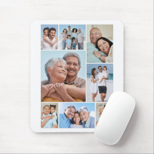 Create Your Own 8 Photo Collage Mouse Pad