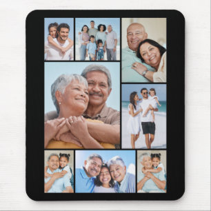 Create Your Own 8 Photo Collage Mouse Pad