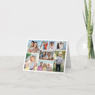 Create Your Own 8 Photo Collage Note Card