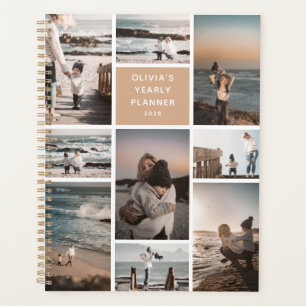 Create Your Own 8 Photo Collage Personalised Year Planner