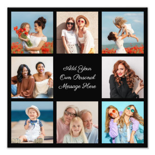 Create Your Own 8 Photo Collage Photo Enlargement Print