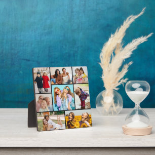 Create Your Own 8 Photo Collage Plaque