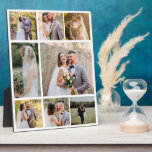 Create Your Own 8 Photo Wedding Collage Plaque<br><div class="desc">Design a personalised keepsake with our 'Create Your Own 8 Photo Wedding Collage.' This elegant collage allows you to showcase five cherished photos from your special day, creating a beautiful memory piece. Crafted with high-quality materials and customisable options, it’s the perfect way to celebrate your love story. Ideal as a...</div>
