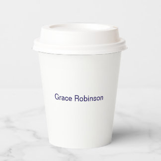 Create Your Own 8oz Paper Cup With Lid