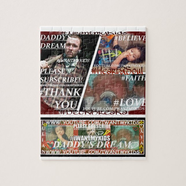 Create Your Own 8x10 Photo Puzzle with Gift Box (Vertical)