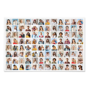 Create Your Own 96 Photo Collage Photo Enlargement Print
