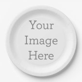 Paper Plates, 22.86 cm Round Paper Plate (Front)