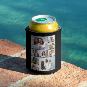 Create Your Own 9 Photo Collage Can Cooler