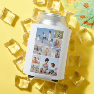Create Your Own 9 Photo Collage Can Cooler
