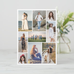 Create Your Own 9 Photo Collage Card