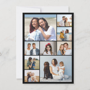 Create Your Own 9 Photo Collage Card