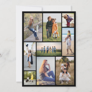 Create Your Own 9 Photo Collage Card