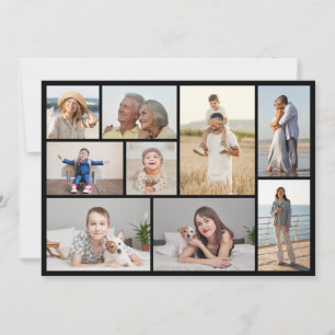 Create Your Own 9 Photo Collage Card