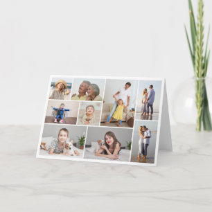 Create Your Own 9 Photo Collage Card