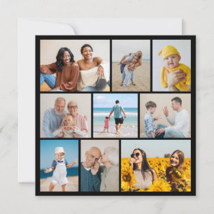 Create Your Own 9 Photo Collage Card