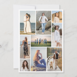 Create Your Own 9 Photo Collage Card