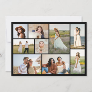 Create Your Own 9 Photo Collage Card