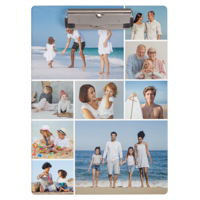Create Your Own 9 Photo Collage Clipboard (Front)