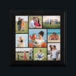 Create Your Own 9 Photo Collage Gift Box<br><div class="desc">Create your own 9 Photo Collage for Christmas, Birthdays, Weddings, Anniversaries, Graduations, Father's Day, Mother's Day or any other Special Occasion, with our easy-to-use design tool. Add your favourite photos of friends, family, vacations, hobbies and pets and you'll have a stunning, one-of-a-kind photo collage. Our custom photo collage is perfect...</div>