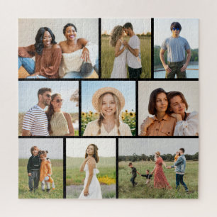 Create Your Own 9 Photo Collage Jigsaw Puzzle
