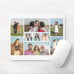 Create Your Own 9 Photo Collage Mouse Pad