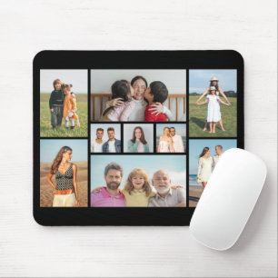 Create Your Own 9 Photo Collage Mouse Pad