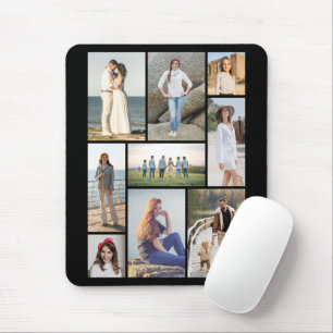 Create Your Own 9 Photo Collage Mouse Pad