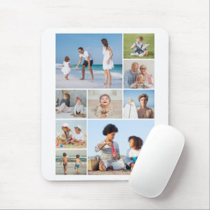 Create Your Own 9 Photo Collage Mouse Pad