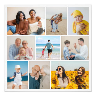 Create Your Own 9 Photo Collage Photo Enlargement Print