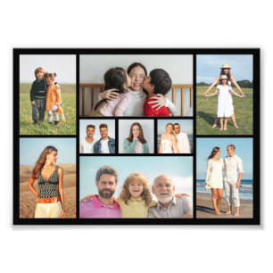 Create Your Own 9 Photo Collage Photo Enlargement Print