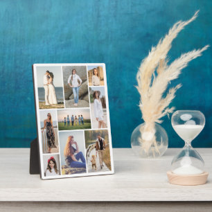 Create Your Own 9 Photo Collage Plaque