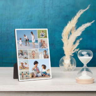 Create Your Own 9 Photo Collage Plaque