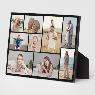 Create Your Own 9 Photo Collage Plaque
