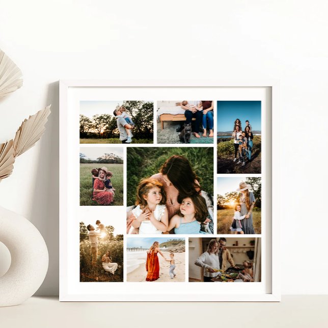 Create Your Own 9 Photo Collage Poster (Creator Uploaded)