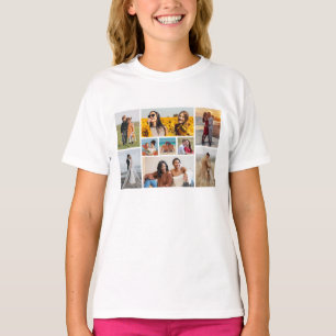 Create Your Own 9 Photo Collage T-Shirt