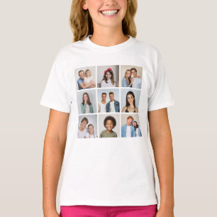 Create Your Own 9 Photo Collage T-Shirt