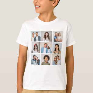 Create Your Own 9 Photo Collage T-Shirt