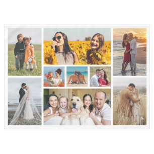 Create Your Own 9 Photo Collage Tablecloth