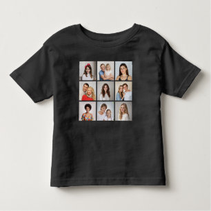 Create Your Own 9 Photo Collage Toddler T-Shirt
