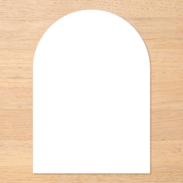 Create Your Own Acrylic Invitations (Front)