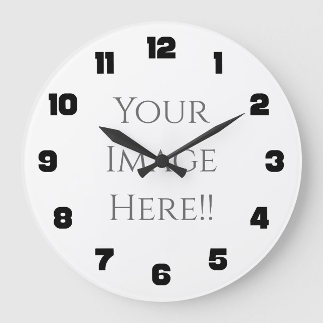 Create Your Own AcryliPrint®HD Large Clock (Front)