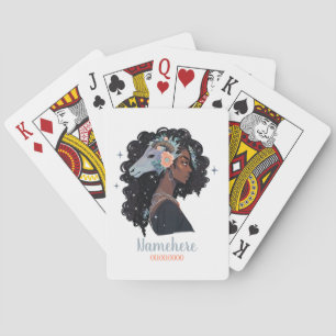 Create Your Own African American Woman Sagittarius Playing Cards