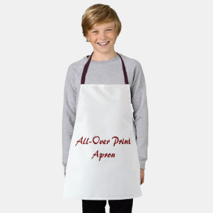 Create Your Own All-Over Print Apron, Small Apron