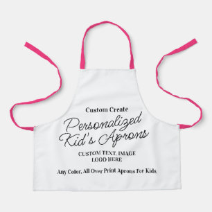 Create Your Own All Over Print Chef Young Kids Apron
