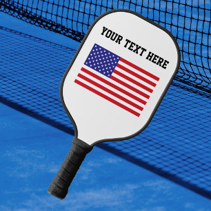 Create your own American Flag Pickleball Paddle